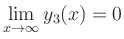 $ {\displaystyle{\lim_{x\to\infty} y_3(x)=0}}$