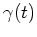 $ \mbox{$\gamma(t)$}$