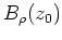 $ \mbox{$B_\rho(z_0)$}$