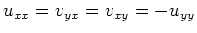 $ \mbox{$u_{xx} = v_{yx} = v_{xy} = -u_{yy}$}$