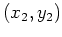 $ \mbox{$(x_2,y_2)$}$