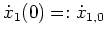 $ \mbox{$\dot x_1(0) =: \dot x_{1,0}$}$