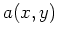 $ \mbox{$a(x,y)$}$