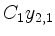 $ C_1 y_{2,1}$