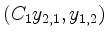 $ (C_1 y_{2,1},y_{1,2})$