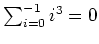 $ \mbox{$\sum_{i=0}^{-1} i^3 = 0$}$