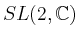 $ SL(2, \mathbb{C})$