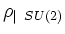 $ \rho_{\vert \ SU(2)}$