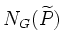 $ N_G(\widetilde{P})$