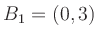 $\displaystyle B_1 = (0,3)$