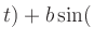 $ t)+b\sin($