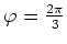 $ \varphi=\frac{2\pi}{3}$