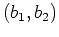 $ (b_1,b_2)$