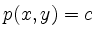 $ p(x,y)=c$