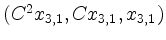 $ (C^2 x_{3,1}, C x_{3,1}, x_{3,1})$