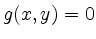 $ g(x,y) = 0$