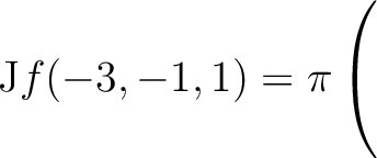 $\displaystyle \mathcal{Q}:=\{x \in \mathbb{R}^4 \,\vert\,-2x_1^2+6x_1x_2+4x_1x_...
..._1x_4-2x_2^2-2x_2x_3-4x_2x_4+3x_3^2-2x_3x_4-2x_4^2-6x_1+4x_2-4x_3-6x_4-1 = 0\}.$